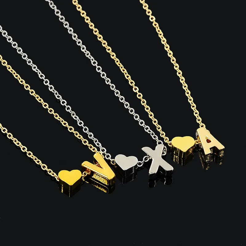 Whisper of Love Initial Necklace