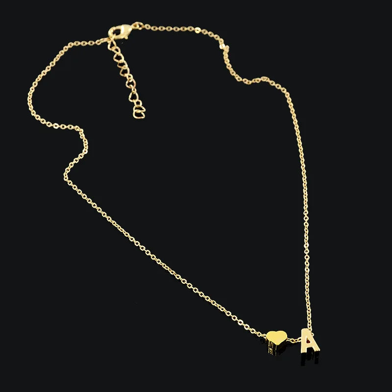 Whisper of Love Initial Necklace