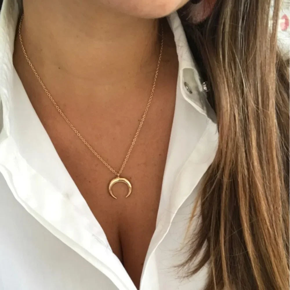 Enchanted Crescent Moon Necklace