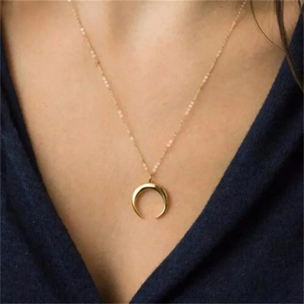 Enchanted Crescent Moon Necklace