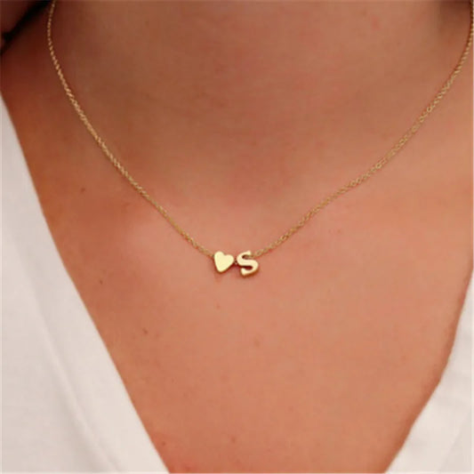 Whisper of Love Initial Necklace