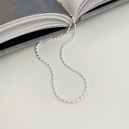 Silver Beaded Necklace